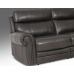 Recon Reclining Leather Sectional With Power Headrests