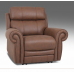 Recon Reclining Leather Sectional With Power Headrests