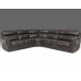 Recon Reclining Leather Sectional With Power Headrests