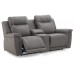 Ridley Power Reclining Leather Sofa or Set with Power Tilt Headrest