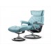 Stressless Skyline Recliner in Light Blue