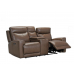 Triumph Power Reclining Leather Sectional with Power Headrest